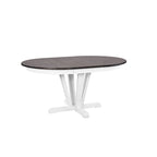 Set da pranzo Hudson 5 pezzi Grigio ombra/Bianco neve