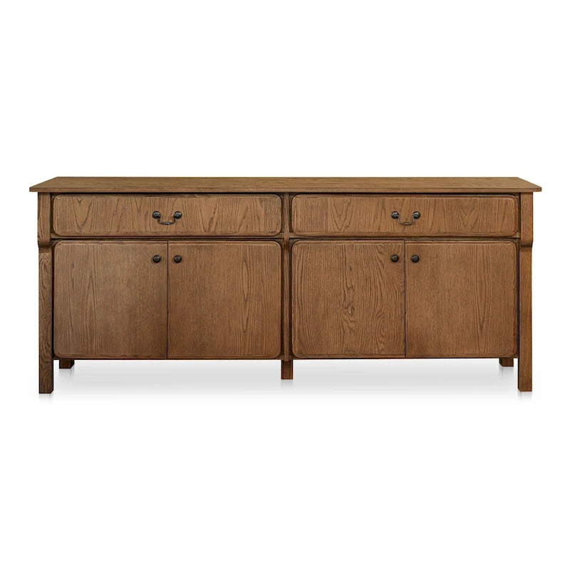 Bastian Madia con Cassetti, Marrone Caldo - 78,5L x19,76P x32A