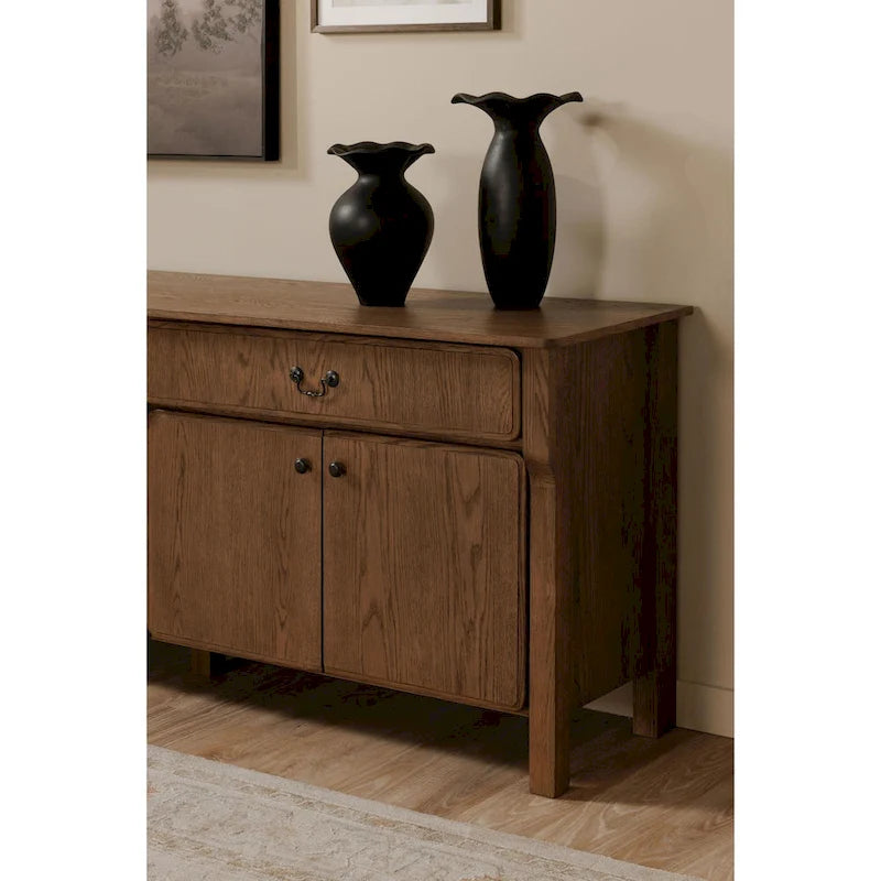 Bastian Madia con Cassetti, Marrone Caldo - 78,5L x19,76P x32A