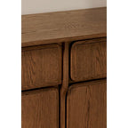 Bastian Madia con Cassetti, Marrone Caldo - 78,5L x19,76P x32A