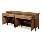 Bastian Madia con Cassetti, Marrone Caldo - 78,5L x19,76P x32A