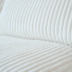 Divano componibile modulare, divano a V convertibile per soggiorno, comodo divano modulare a 5 posti con chaise longue e pouf