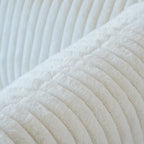 Divano componibile modulare, divano a V convertibile per soggiorno, comodo divano modulare a 5 posti con chaise longue e pouf