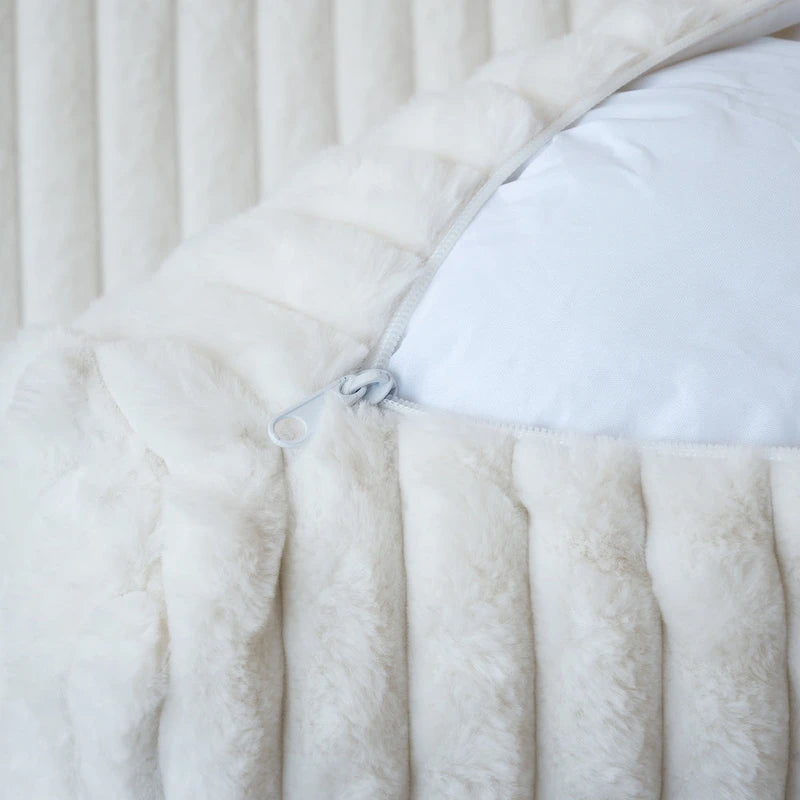 Divano componibile modulare, divano a V convertibile per soggiorno, comodo divano modulare a 5 posti con chaise longue e pouf