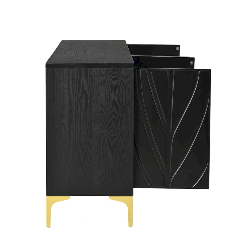 Madia con 4 ante e sistema push-to-open, 60 pollici