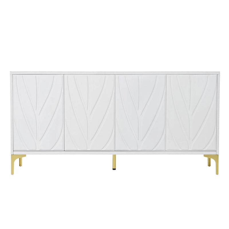 Madia con 4 ante e sistema push-to-open, 60 pollici
