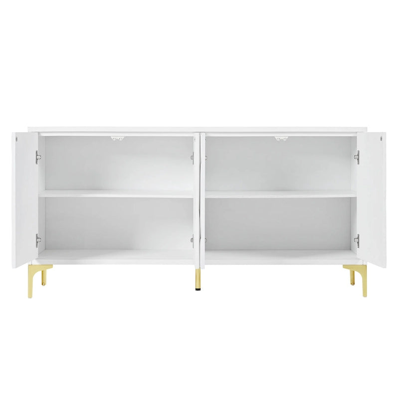 Madia con 4 ante e sistema push-to-open, 60 pollici