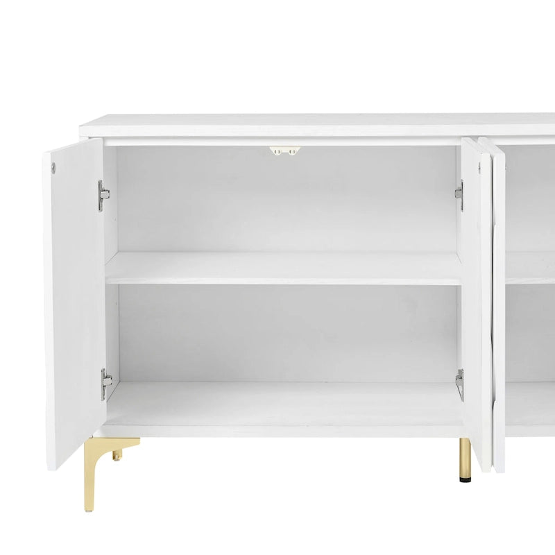 Madia con 4 ante e sistema push-to-open, 60 pollici