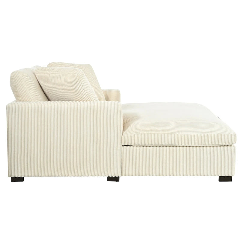 Chaise longue beige 53,5