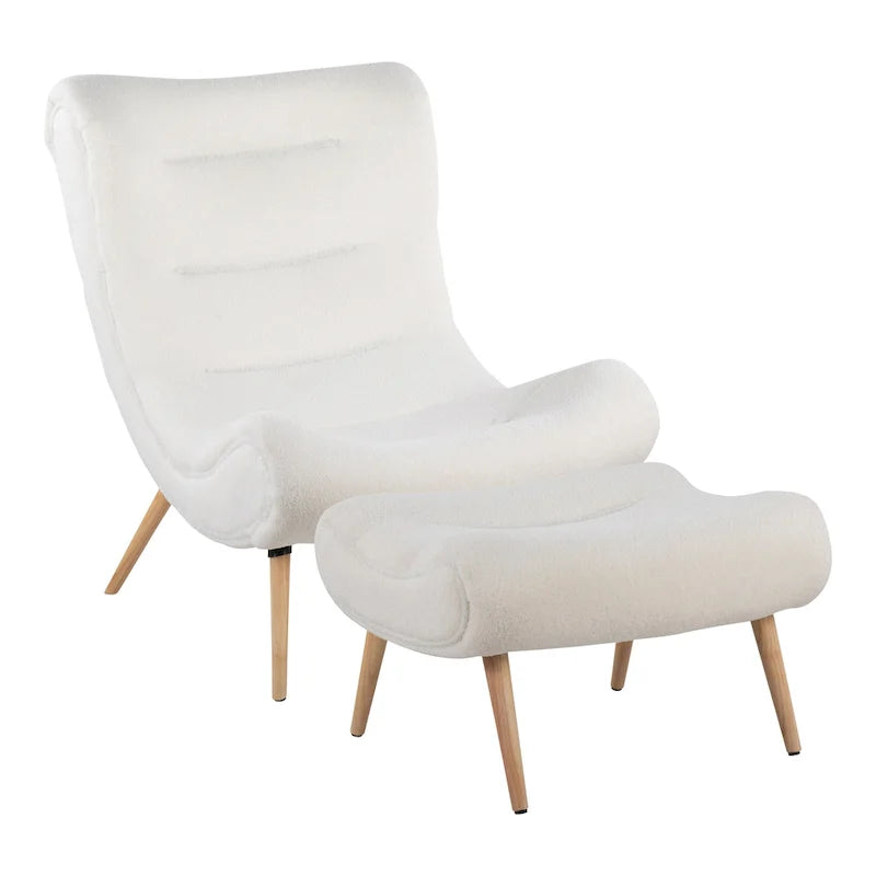 Sedia Grega con Pouf