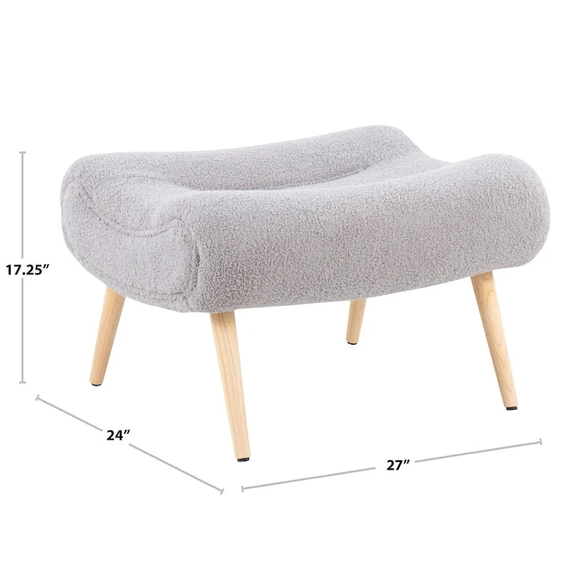 Sedia Grega con Pouf
