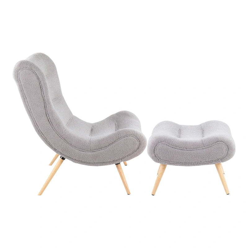Sedia Grega con Pouf