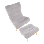 Sedia Grega con Pouf