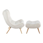 Sedia Grega con Pouf