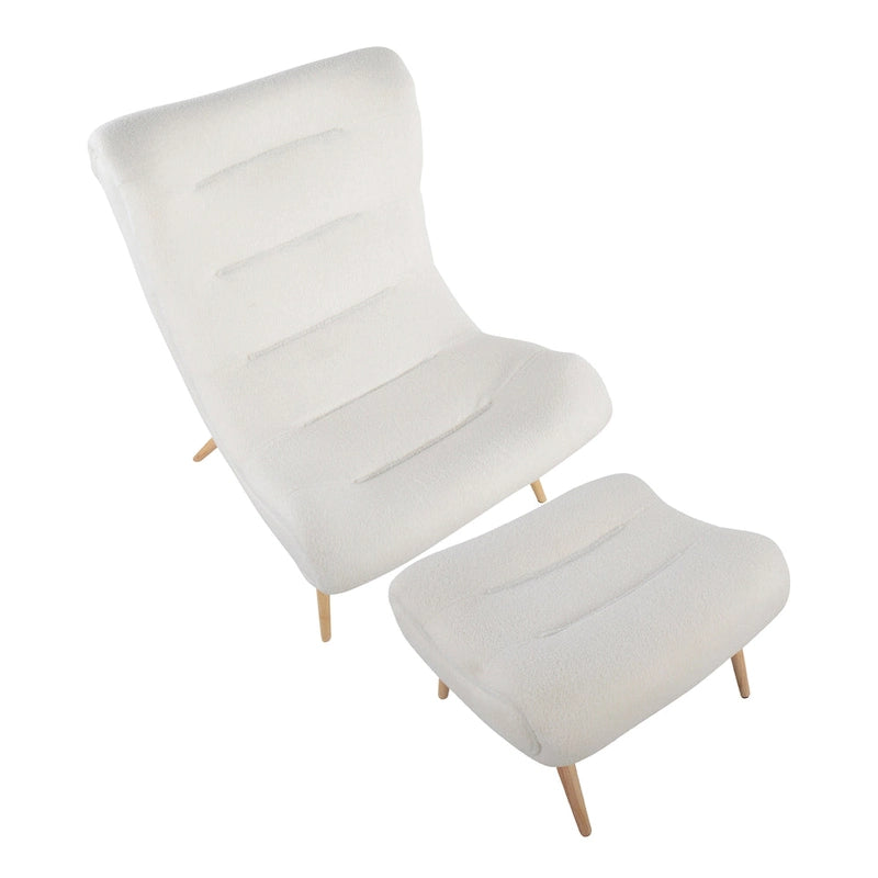 Sedia Grega con Pouf