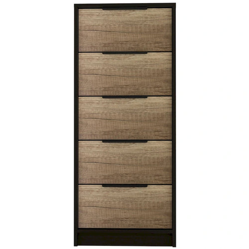 Comodino verticale a 5 cassetti