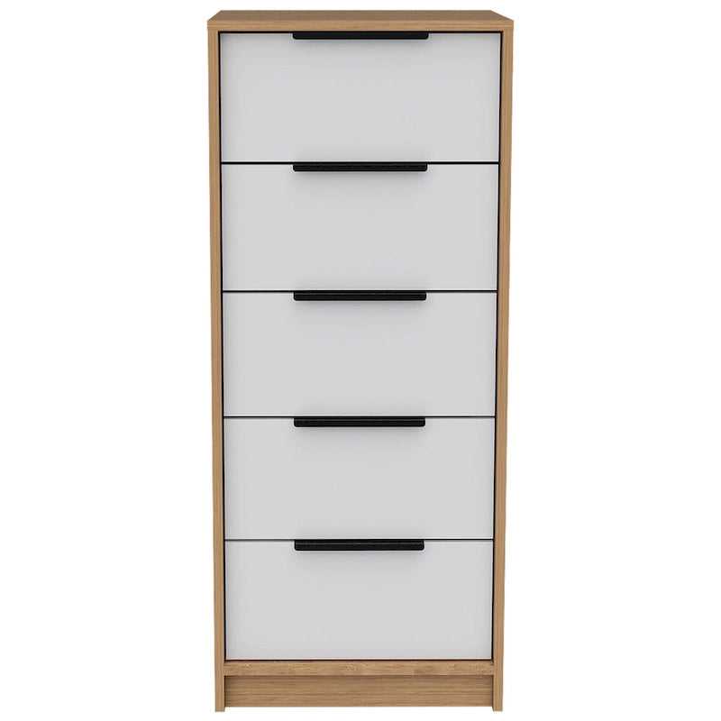 Comodino verticale a 5 cassetti