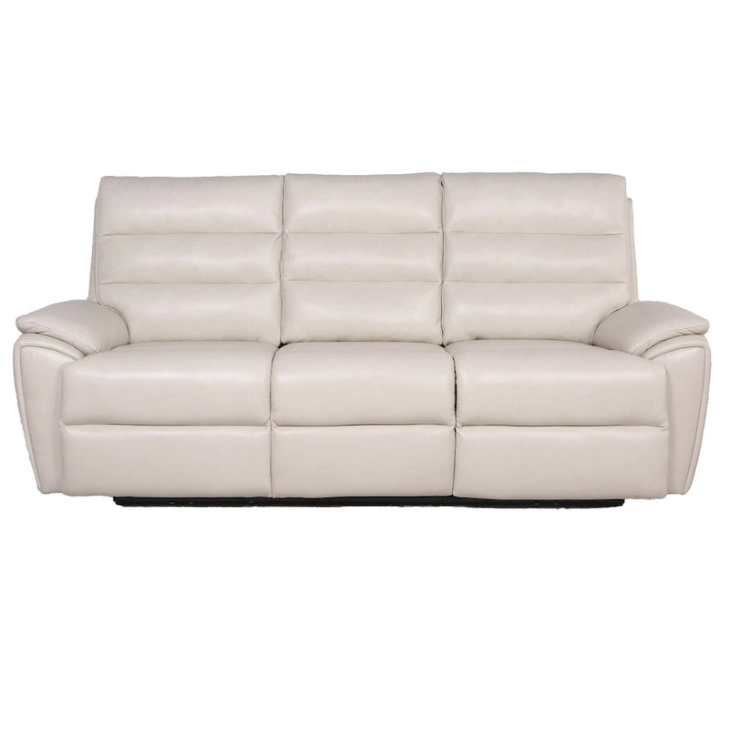 Divano reclinabile elettrico in pelle primo fiore Durham Ivory