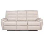 Divano reclinabile elettrico in pelle primo fiore Durham Ivory