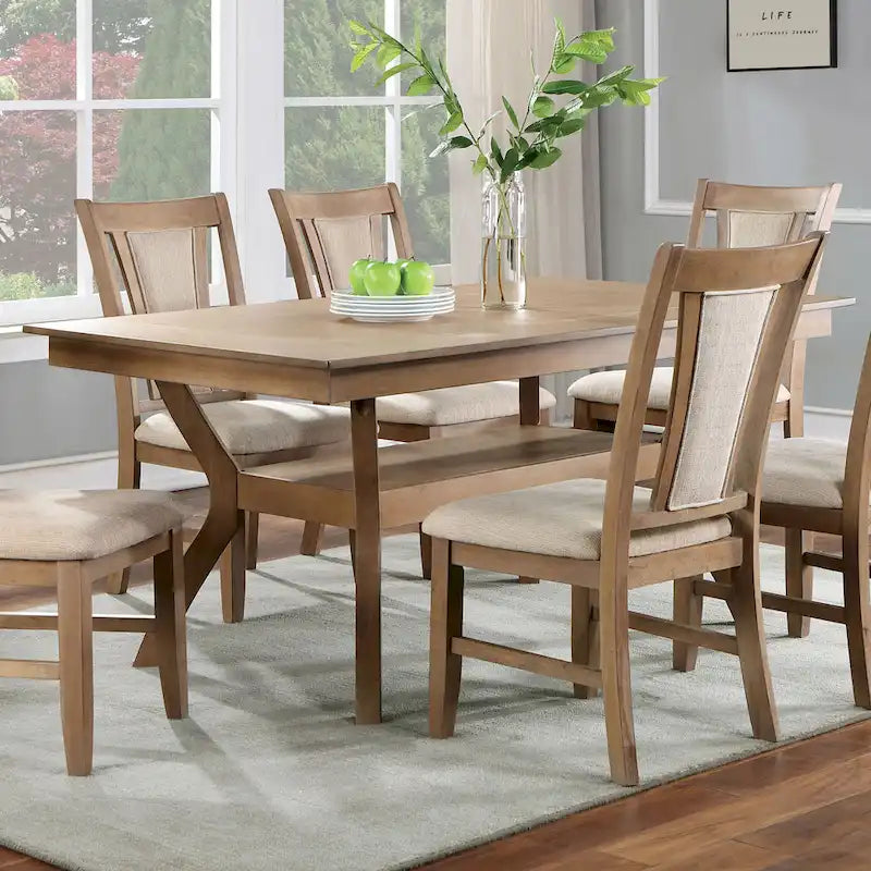 Dionne Set da Pranzo 7 Pezzi con Sedie e Contenitore