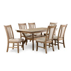 Dionne Set da Pranzo 7 Pezzi con Sedie e Contenitore
