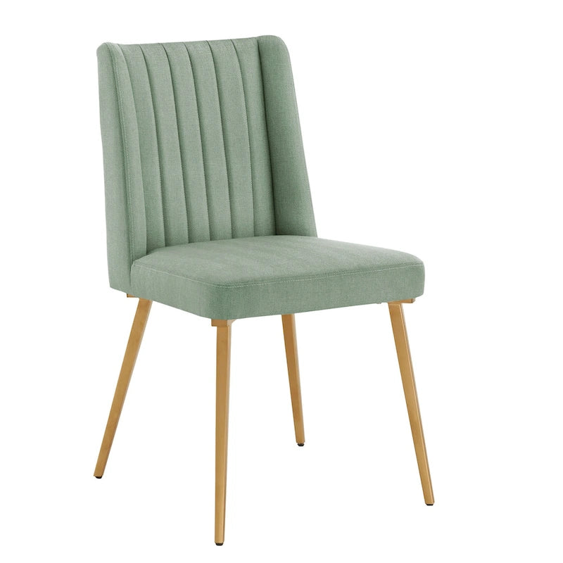 Sedia da pranzo Jose Gold Finish (confezione da 2)