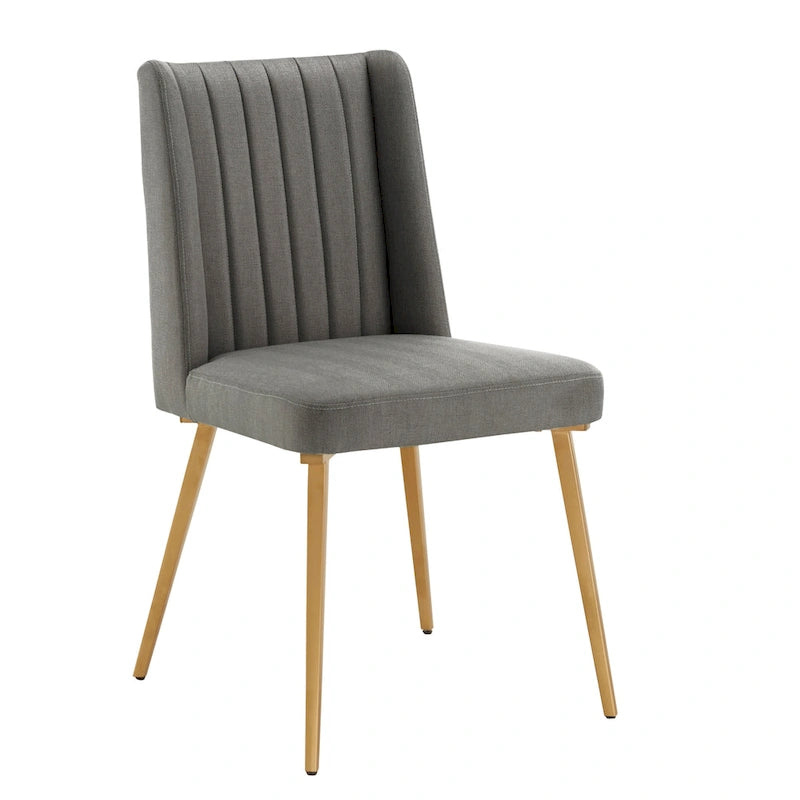 Sedia da pranzo Jose Gold Finish (confezione da 2)