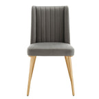 Sedia da pranzo Jose Gold Finish (confezione da 2)
