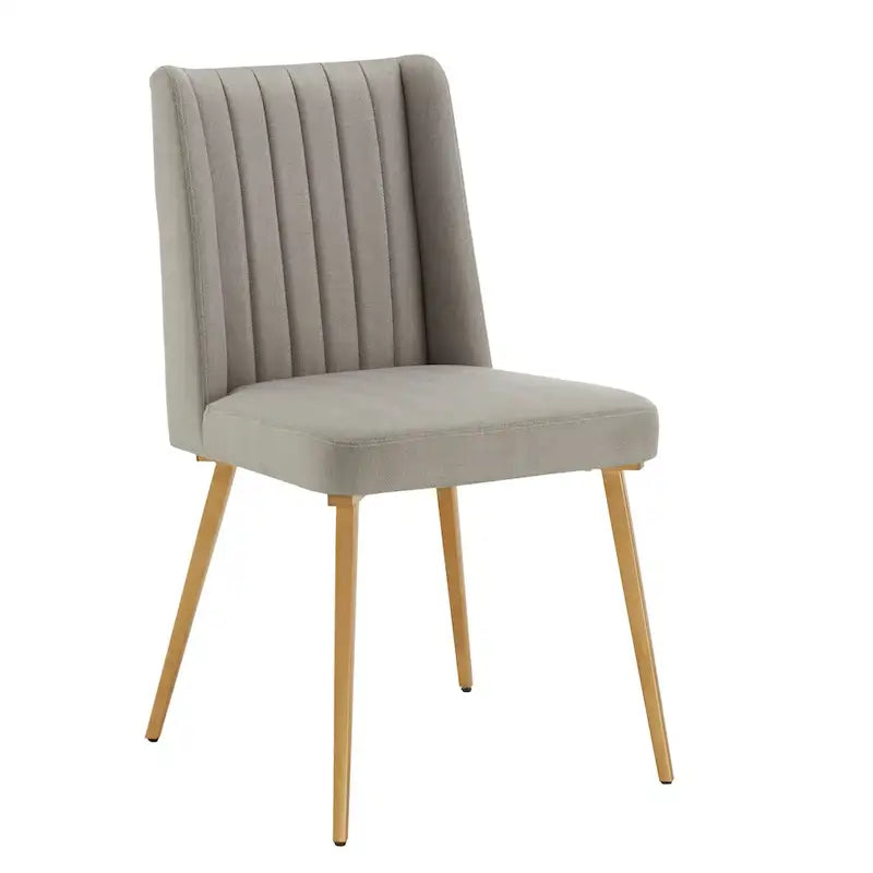 Sedia da pranzo Jose Gold Finish (confezione da 2)