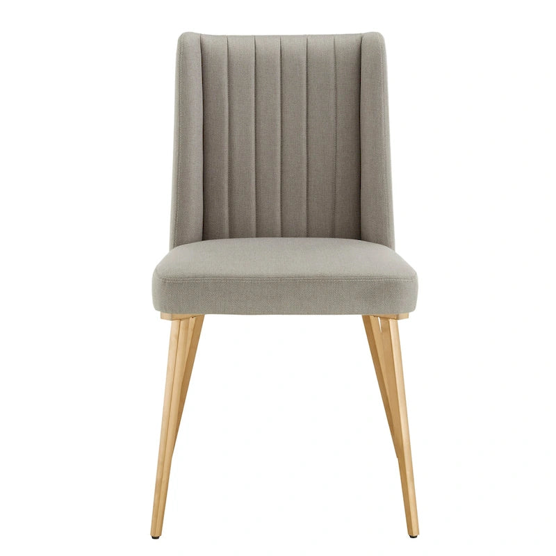 Sedia da pranzo Jose Gold Finish (confezione da 2)