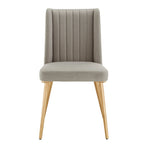 Sedia da pranzo Jose Gold Finish (confezione da 2)