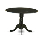 Tavolino da Pranzo a 3 Pezzi con Tavolo Rotondo e 2 Sedie da Sala da Pranzo (Opzioni di Finitura)