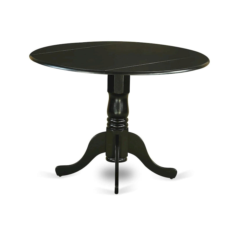 Tavolino da Pranzo a 3 Pezzi con Tavolo Rotondo e 2 Sedie da Sala da Pranzo (Opzioni di Finitura)