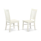 Tavolino da Pranzo a 3 Pezzi con Tavolo Rotondo e 2 Sedie da Sala da Pranzo (Opzioni di Finitura)