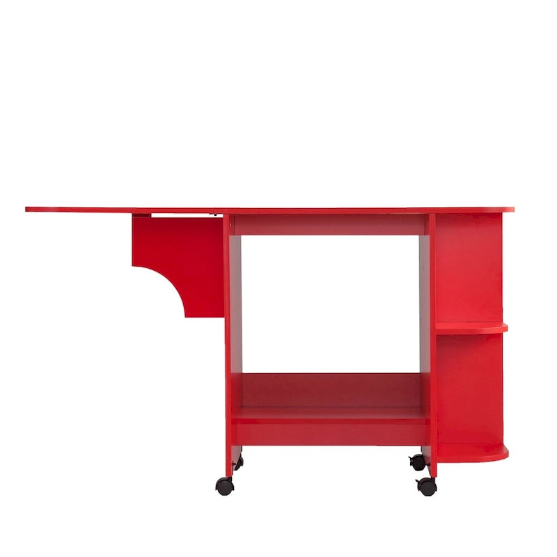 Tavolo da cucito pieghevole / Stazione artigianale Eastwick Farmhouse, rosso