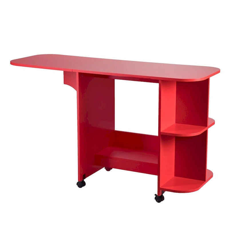 Tavolo da cucito pieghevole / Stazione artigianale Eastwick Farmhouse, rosso