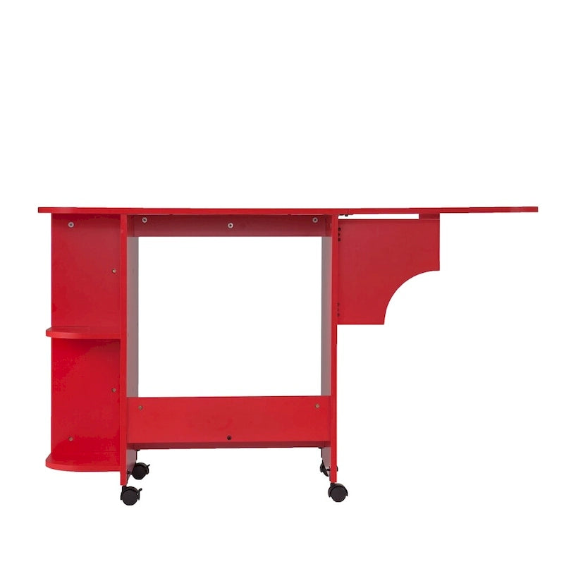 Tavolo da cucito pieghevole / Stazione artigianale Eastwick Farmhouse, rosso
