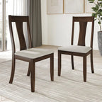 Tavolo da pranzo 5 pezzi in legno stile vintage con sedie
