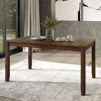 Tavolo da pranzo 5 pezzi in legno stile vintage con sedie