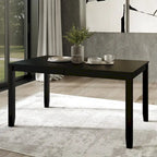 Tavolo da pranzo 5 pezzi in legno stile vintage con sedie