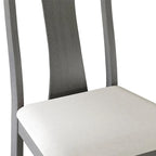 Tavolo da pranzo 5 pezzi in legno stile vintage con sedie