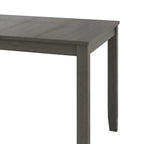 Tavolo da pranzo 5 pezzi in legno stile vintage con sedie