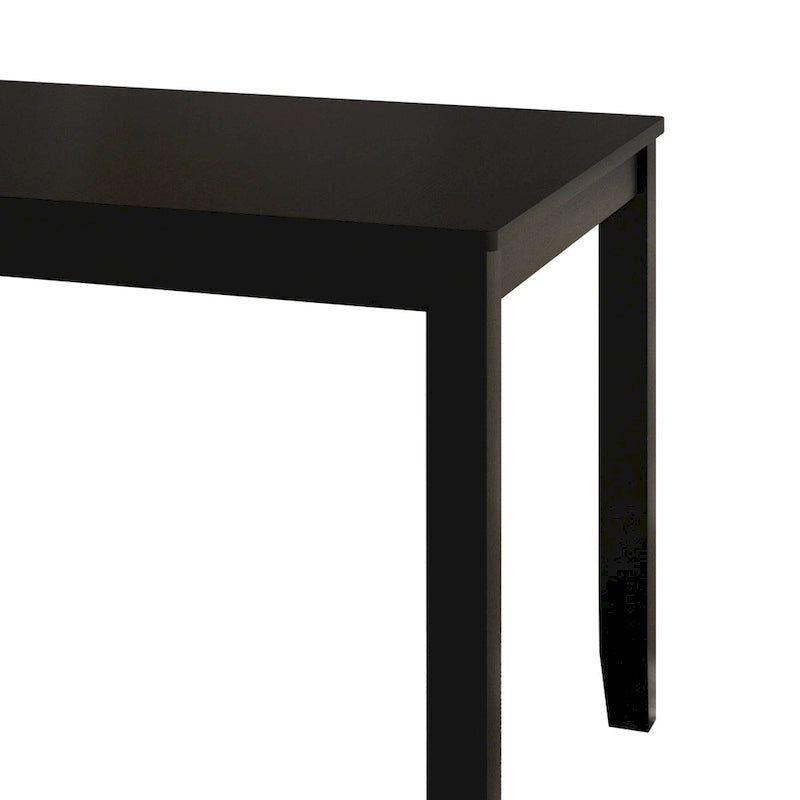 Tavolo da pranzo 5 pezzi in legno stile vintage con sedie