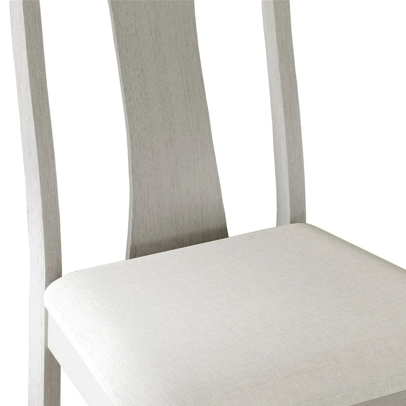 Tavolo da pranzo 5 pezzi in legno stile vintage con sedie