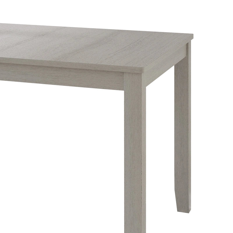 Tavolo da pranzo 5 pezzi in legno stile vintage con sedie