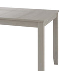 Tavolo da pranzo 5 pezzi in legno stile vintage con sedie