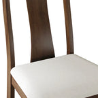 Tavolo da pranzo 5 pezzi in legno stile vintage con sedie