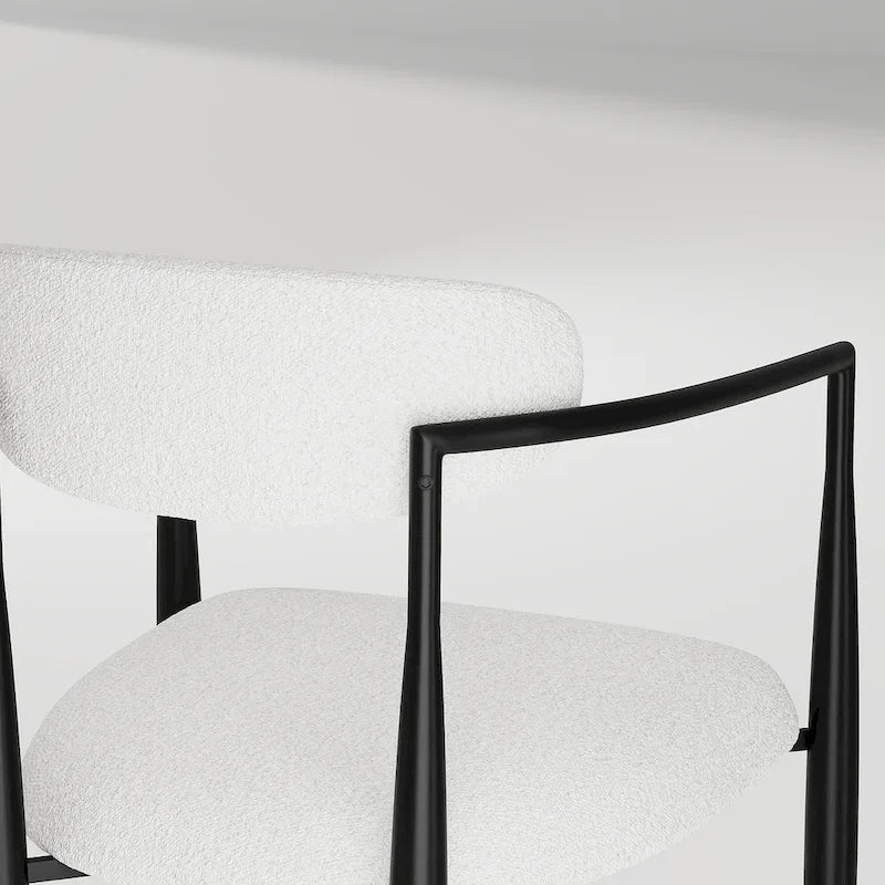 Set da Pranzo Moderno Minimalista da 240 cm (94.48 Inch) a 9 Pezzi con Piano in Pietra Sinterizzata e Doppio Basamento Estensibile