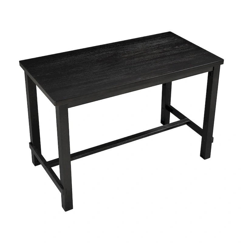 Set da pranzo alto da 5 pezzi con tavolo e 4 sedie
