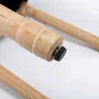 Sedia da pranzo antica in legno massello stile francese, set da 2